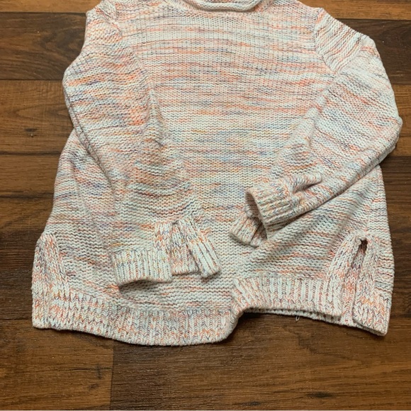 Ann Taylor LOFT Space-dye Slit Cuff Sweater Women’s Size S, Multicolor - Picture 4 of 9